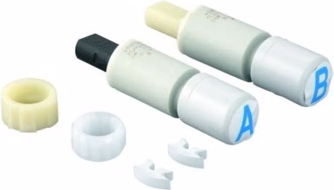 Ammortizzatore Grohe 49528 per sedile WC in Vetroceramica Bau con funzione soft close bianco, 49528000