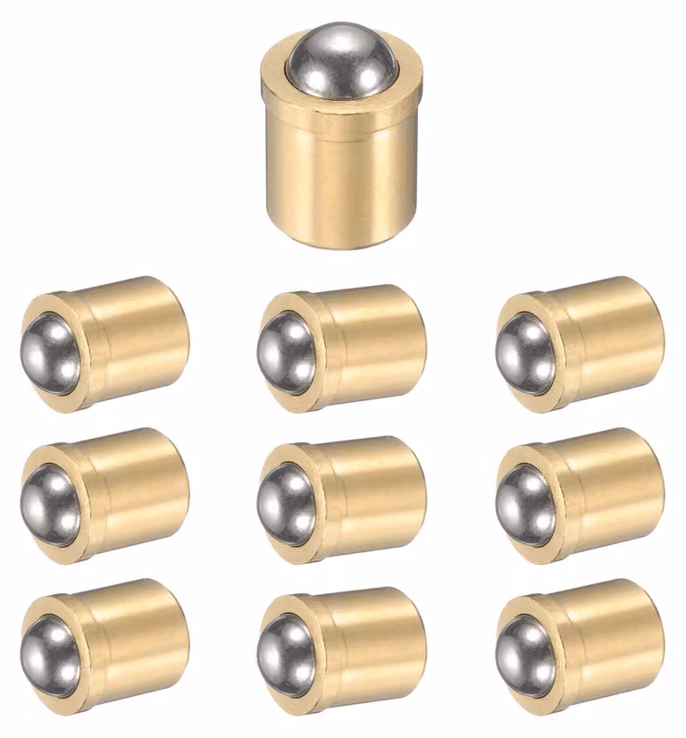 Penna a sfera, confezione da 10, punta da 6 mm, resistenza 70N, acciaio inossidabile/rame