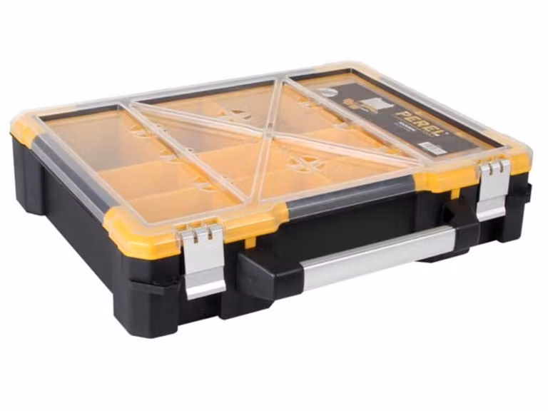 Custodia in plastica con contenitori rimovibili - 490 X 420 X 115 mm - 23 litri