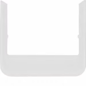 Berker 13192109 Cornice di design arrotondata, accessorio in vetro bianco polare