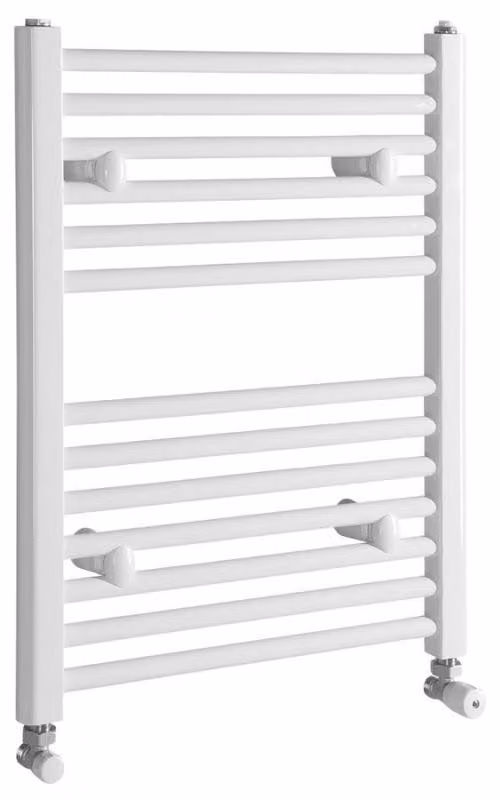 Radiatore da bagno Aqualine DIRECT con attacco laterale 500x640 mm, bianco