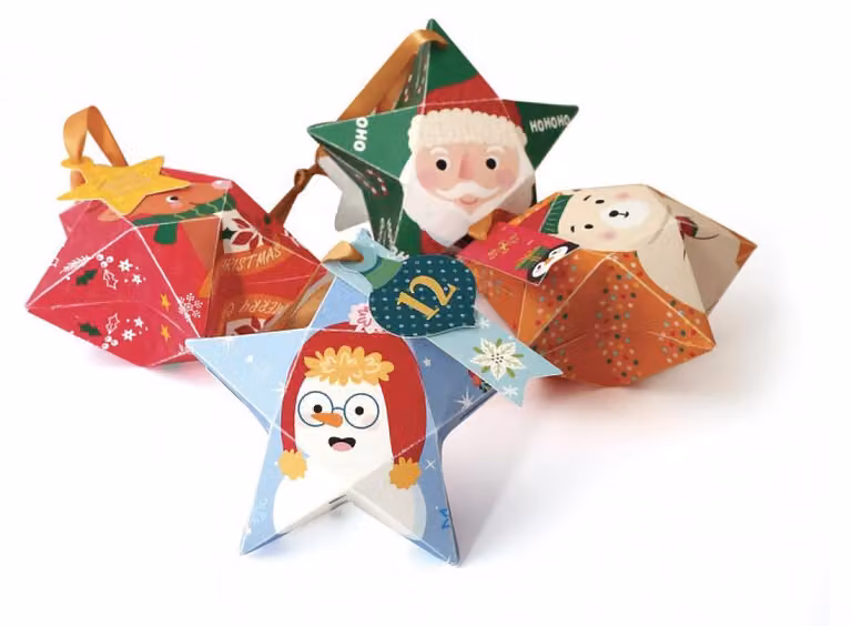 Graine Creative Calendario dell'Avvento - stelle da appendere