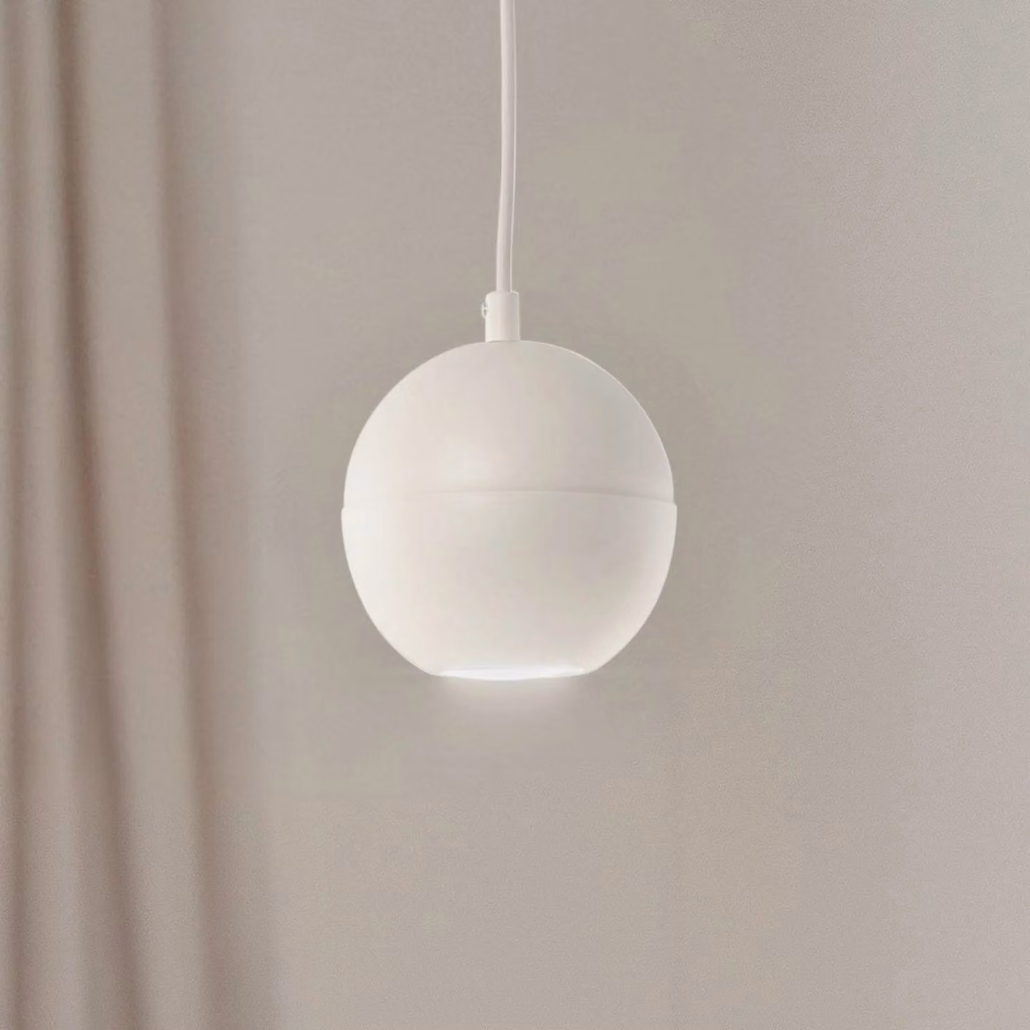 Lampada a sospensione Midway HELAM, Crema / Ambra, Soggiorno / Sala da pranzo, Metallo, Lampada a sospensione