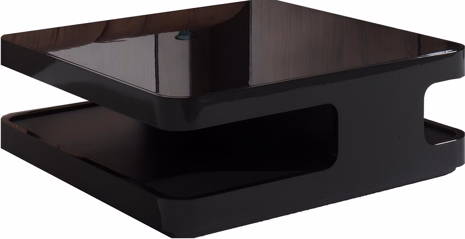 Kaffeetisch Design Couchtisch Holz Glas Tisch Wohnzimmer Couchtische Italien