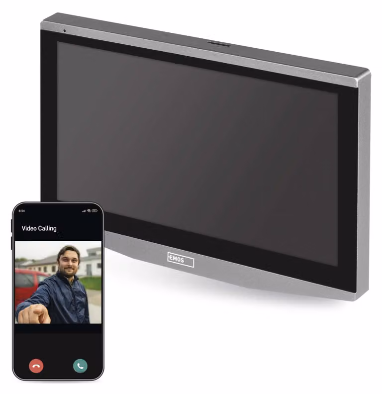 EMOS GoSmart Monitor aggiuntivo IP-750B per videotelefono domestico IP-750A, H4021