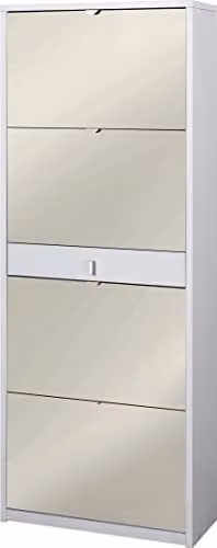Sarmog Kit SCARPIERA Specchio Ante A RIBALTA H164 L63 P29 Cm Finitura Bianco Fiammato Sk569spk