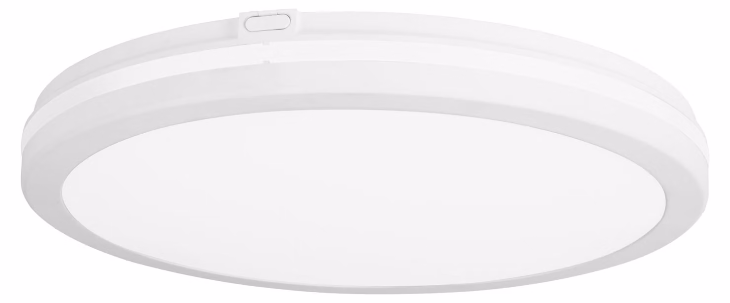 Forlight - Plafona a LED Scal, Ø300 mm, 23,1 W, 3000 K - 4000 K - 6000 K, 3360 lm, IP54, CRI > 80, bianco, per esterni, a risparmio energetico, facile da montare, design moderno