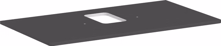 hansgrohe Xelu Q Console avec découpe au centre, 980x550, pour vasque à poser, avec trou pour robinet, 54121910, 54121910