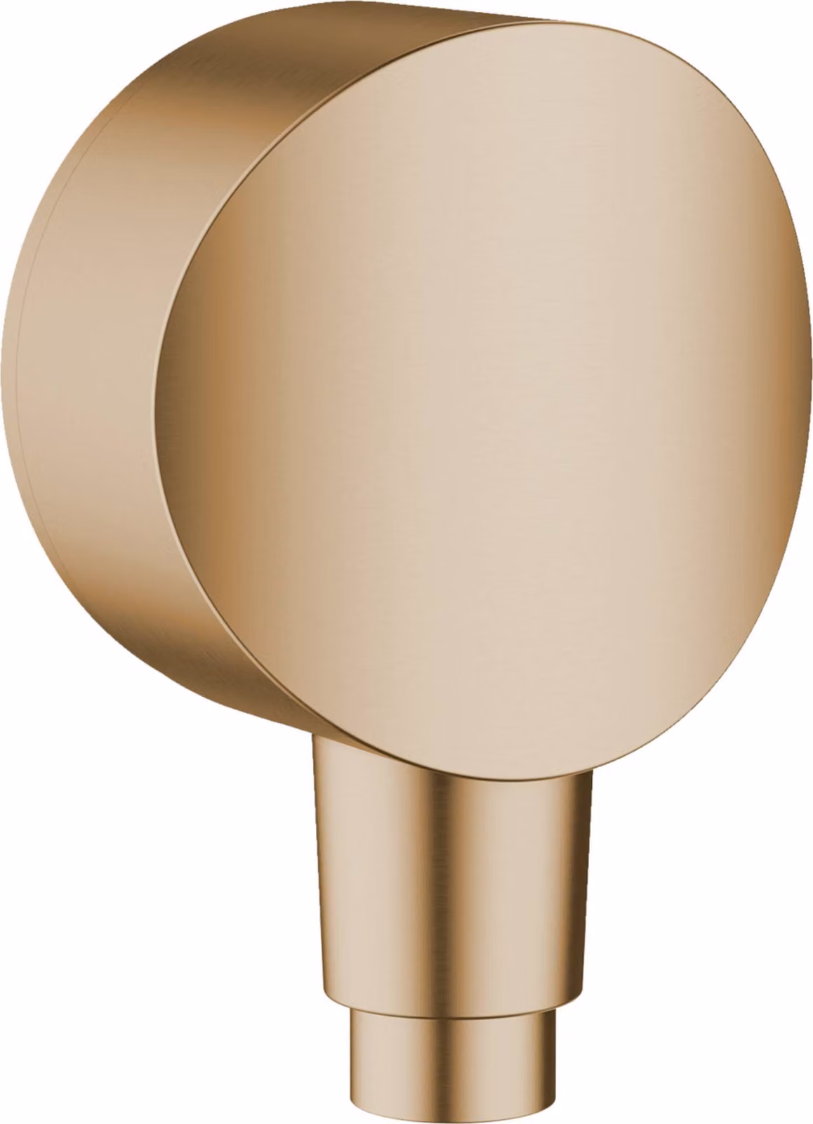hansgrohe FixFit raccord mural S avec clapet anti-retour et coude de raccordement en plastique, chrome, 26453140, 26453140