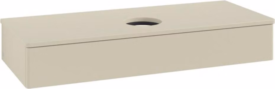 V&B Mobiletto senza struttura frontale, con illuminazione Antao 120x19x50cm, WBP colore Lac, si Gr m Lac