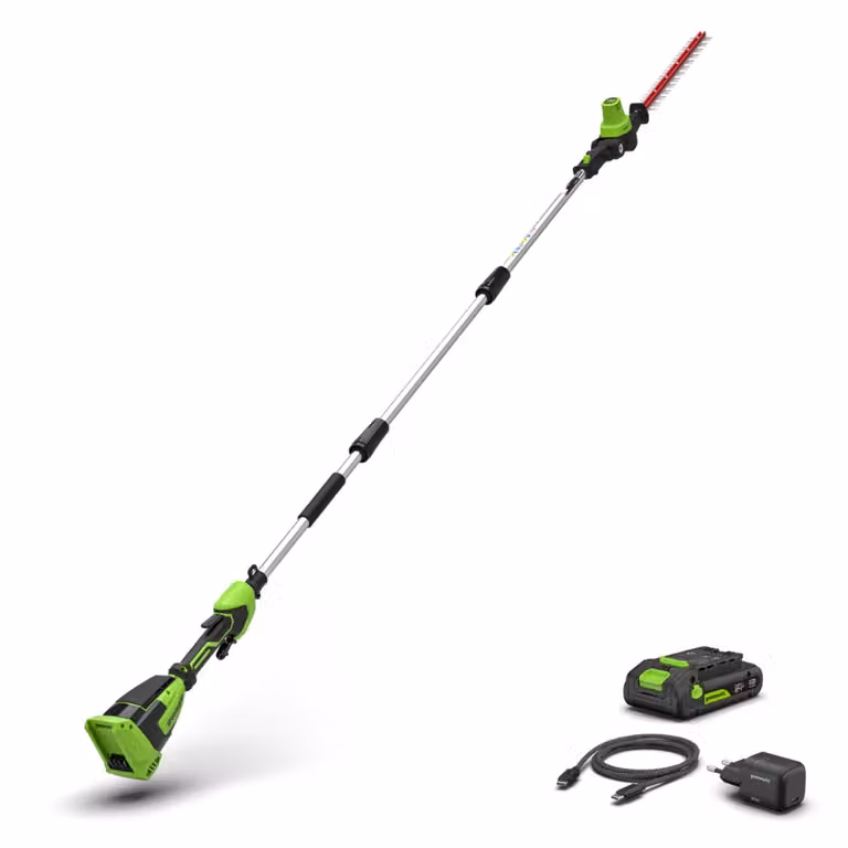 Greenworks POWERALL 24V Tagliasiepi a palo 51cm Gen. II - Batteria 2Ah