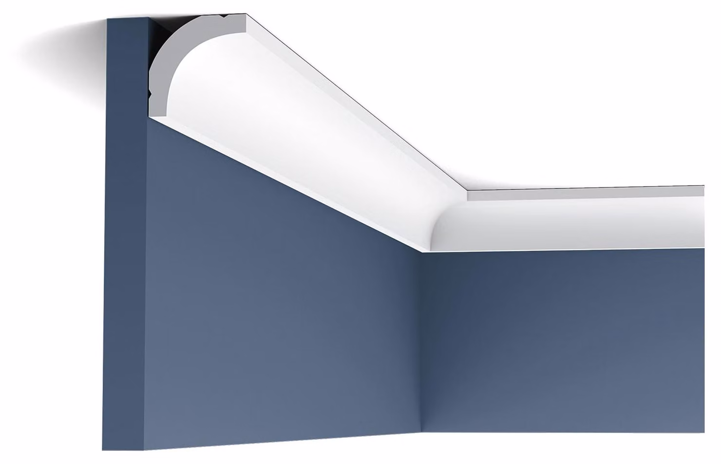 Orac Decor CB520N BASIXX Profilo decorativo in stucco per pareti/soffitti ad angolo | 2 m