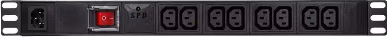 LogiLink Professional PDU8A02 Ciabatta di alimentazione LogiLink 19", 8 vie, nera