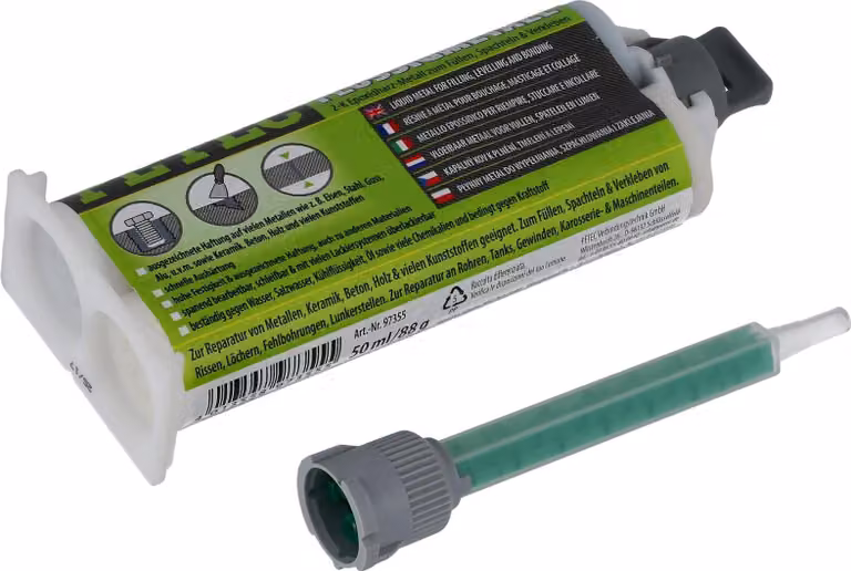 PETEC Liquido in metallo, incl. Tubo di miscelazione - 50 ml