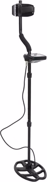Metal Detector vidaXL Nero con Schermo LCD e Profondità di Ricerca 20 cm – 1