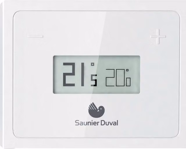 Termostato intelligente Saunier Duval Migo Ebus con controllo via App e connessione WIFI, Bianco