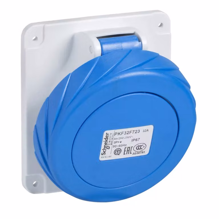 Presa da incasso Schneider Electric CEE, morsetti a vite, 32 A, 2 poli + terra, 200-250 V CA PKF32F723