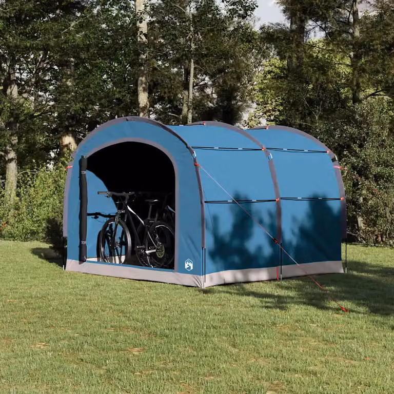 Tenda a cupola vidaXL blu in poliestere impermeabile L: 268 cm, P: 240 cm, H: 191 cm