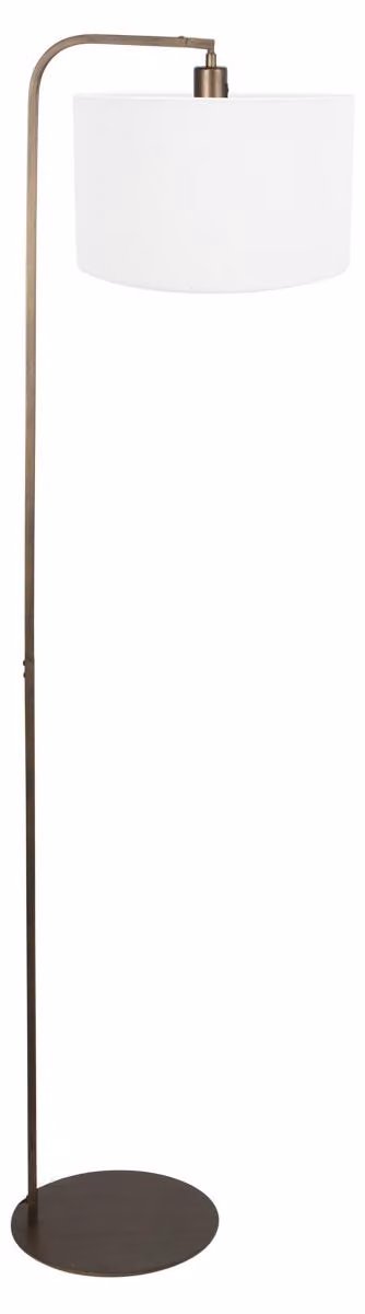 Lampada da terra - bronzo - Stang - metallo tessile - Ø 28cm - E27 - 4802BR - Steinhauer