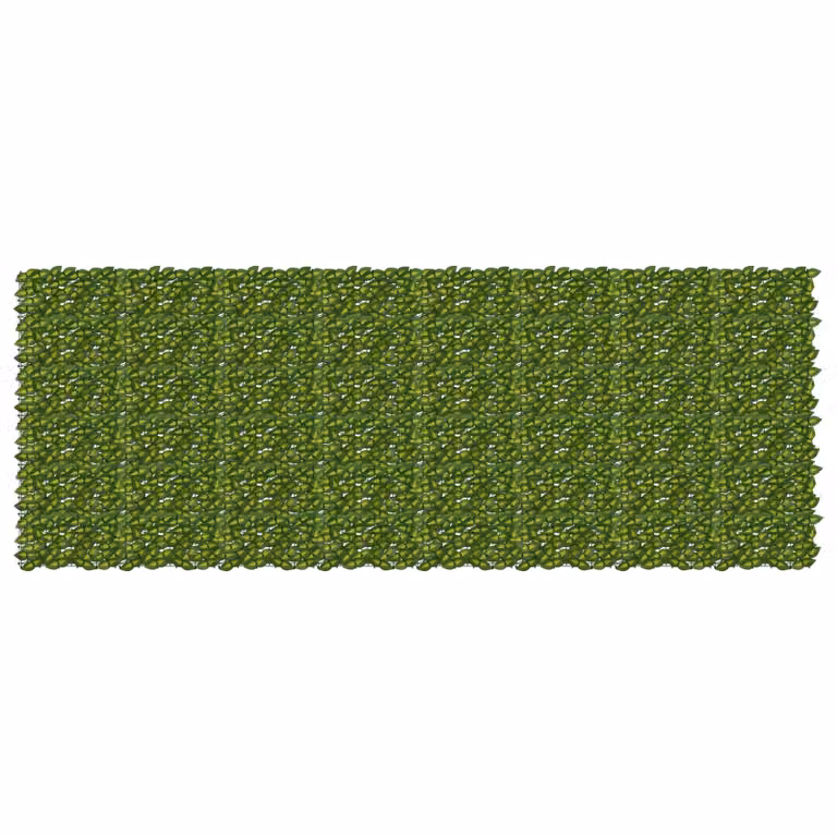Schermo per balcone con siepe artificiale vidaXL, Verde e Giallo, L: 400 cm, H: 150 cm