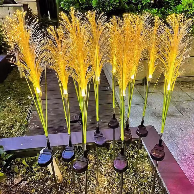 Lampade solari per esterni, set da 2, grado di protezione IP65, luce bianco caldo, ideali per il giardino
