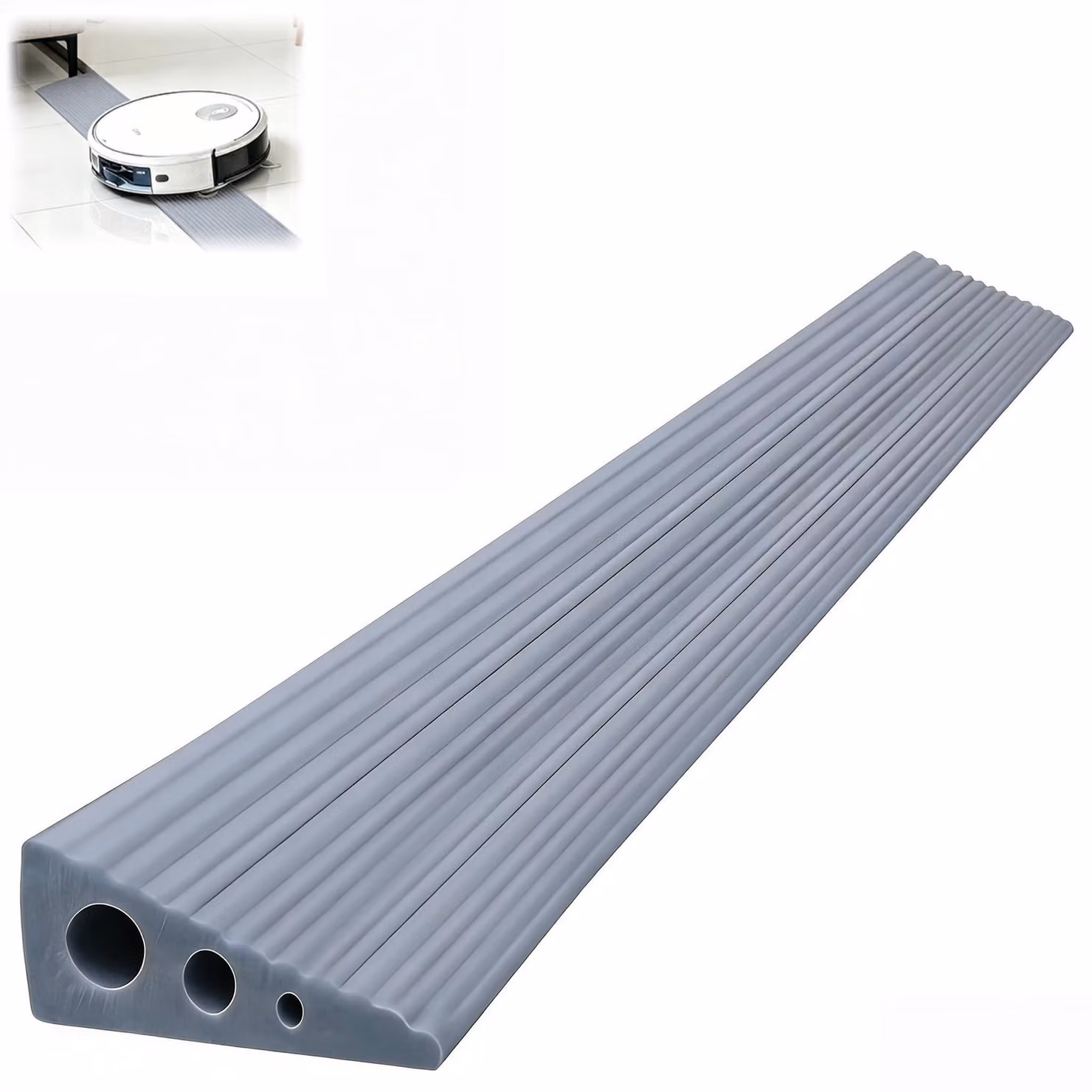 Omgoods - Rampa per sedie a rotelle e deambulatori, 100 x 8 x 2,5 cm