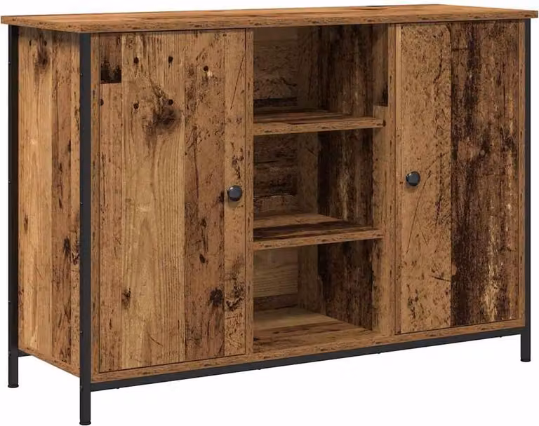 Credenza Legno vecchio 100 x 35 x 70 cm