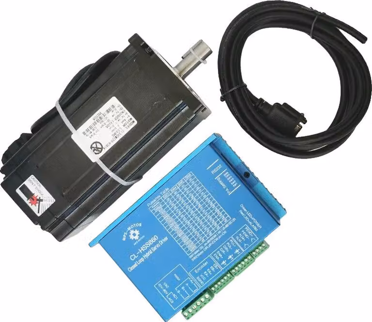 Motore passo-passo ad anello chiuso, coppia 12Nm, corrente 6A, set 1 kit 12N