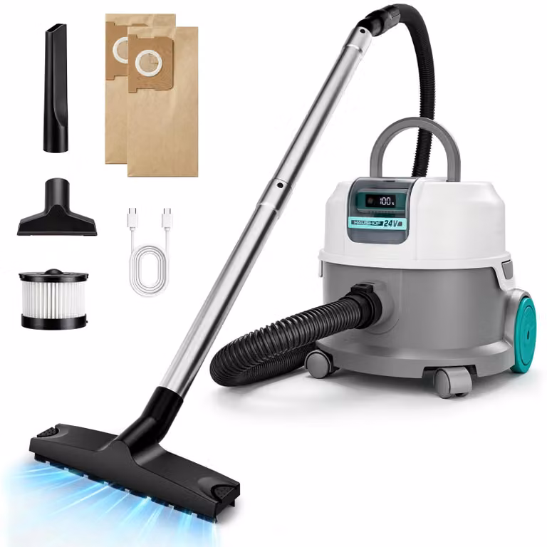 Aspirapolvere per ceneri, senza fili - Potenza: 250 W - Capacità: 10 litri - Aspirapolvere per liquidi e solidi