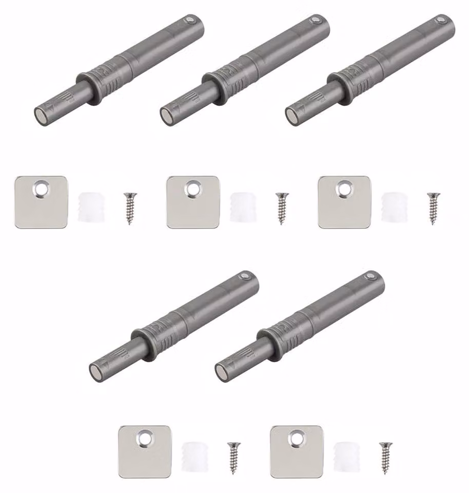 5 sistemi di chiusura magnetici a pressione, robusti apriscatole per porte con corsa di 20 mm