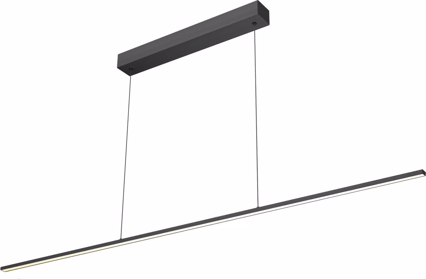Luce a sospensione Xiro L 900mm Luce a sospensione LED 3000 K bianco caldo alluminio nero