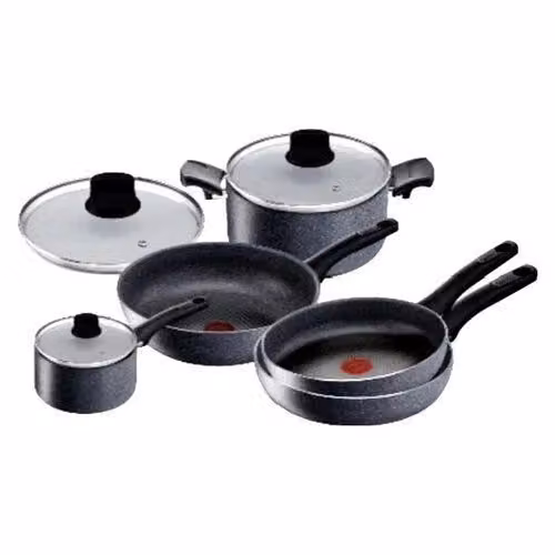 Set di pentole e padelle Lagostina Cucina Green 8 pezzi in alluminio antiaderente colore grigio – 2