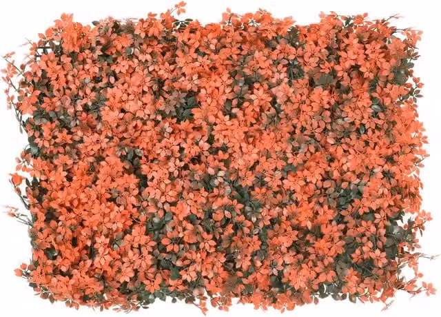 Recinzione Foglie Acero Artificiali?24 pz Rosso Chiaro 40x60cm CFW6383831