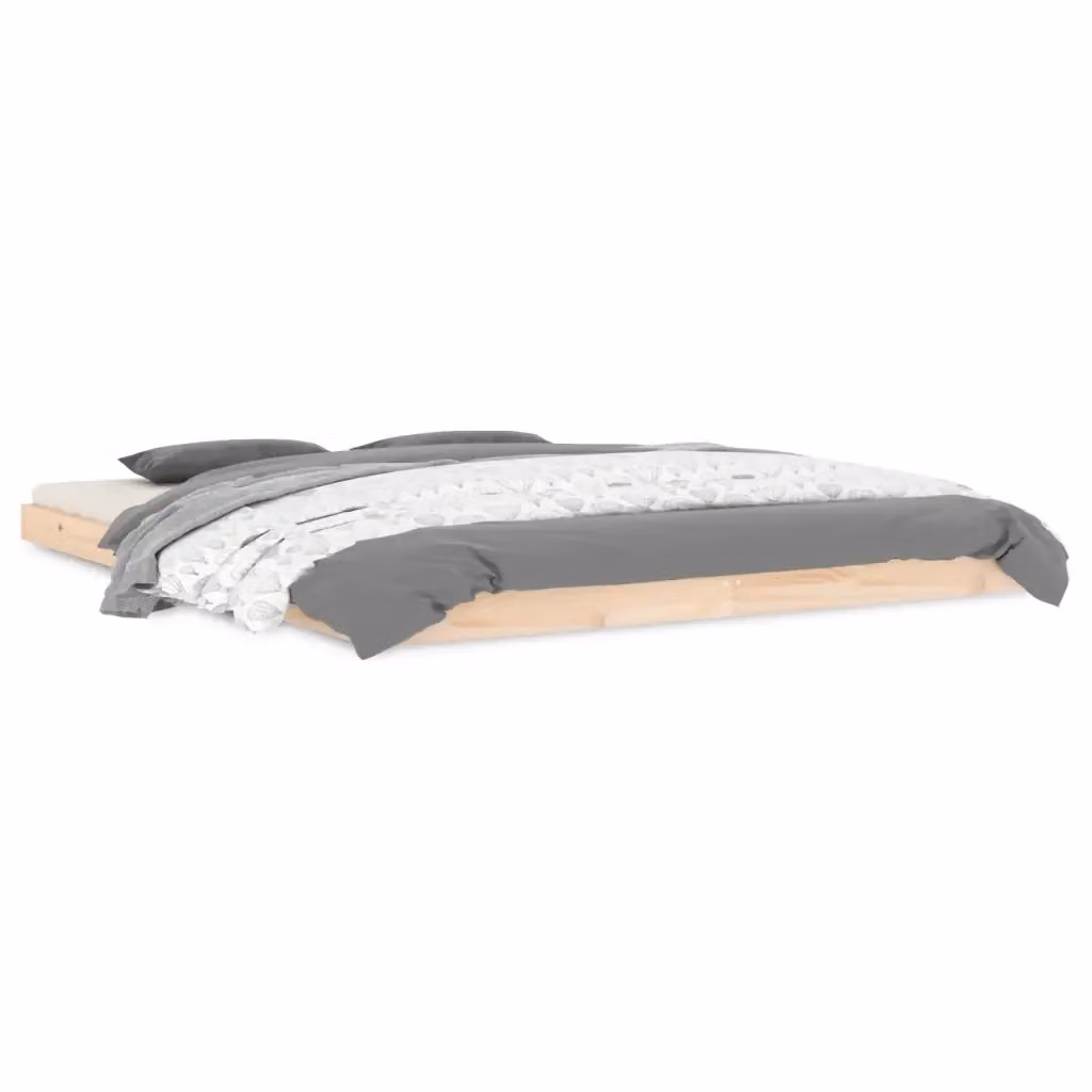 Struttura Letto in Legno Massello di Pino Design Mania con Doghe Fisse L/P/H: 200 x 160 x 30 cm – 2