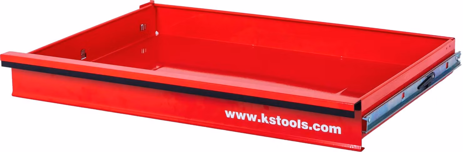 KS TOOLS Cassetto con sito web e guida a sfere per carrello da officina P35 568x398x65 mm - 873.5008-R013P