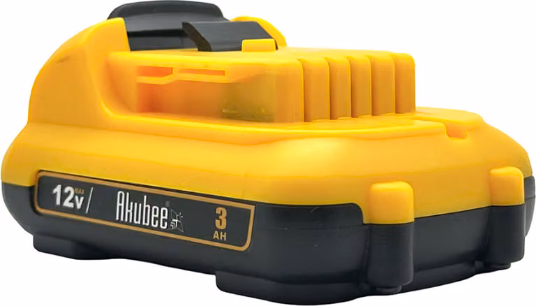 Batteria 10,8 V - 12 V max 3,0 Ah, compatibile con DeWalt 12 V max Akubee