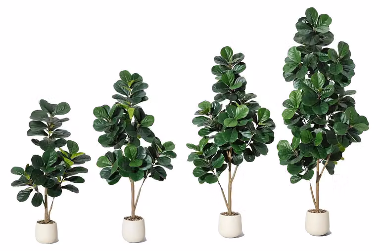 Fico d'India artificiale, foglie realistiche, decorazione d'interni, verde-c, 120 cm