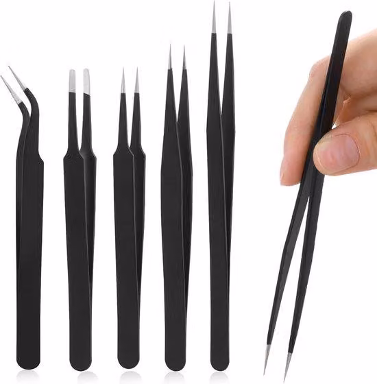 Set di pinzette Kralen - 5 pezzi, pratico set di utensili