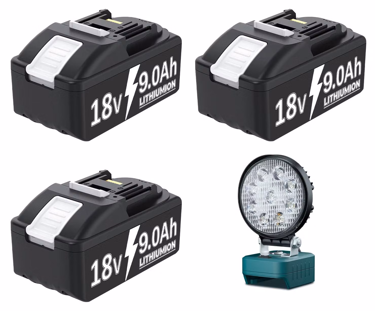 Batterie, alta capacità, protezione multi-circuito, set da 8