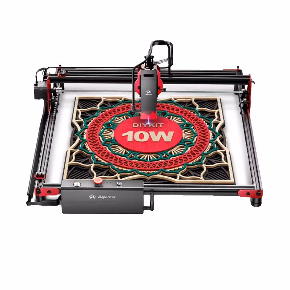 Macchina per incisione e taglio laser, disponibile con potenze di 5W e 10W, velocità di incisione di 12000 mm/min, kit fai-da-te da 10W