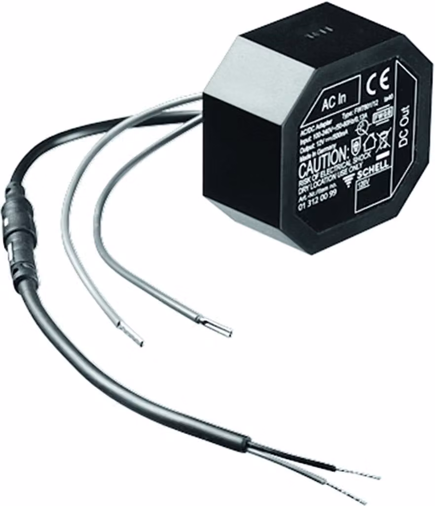 Alimentatore Schell da incasso 240/12 V per 1-4 connessioni