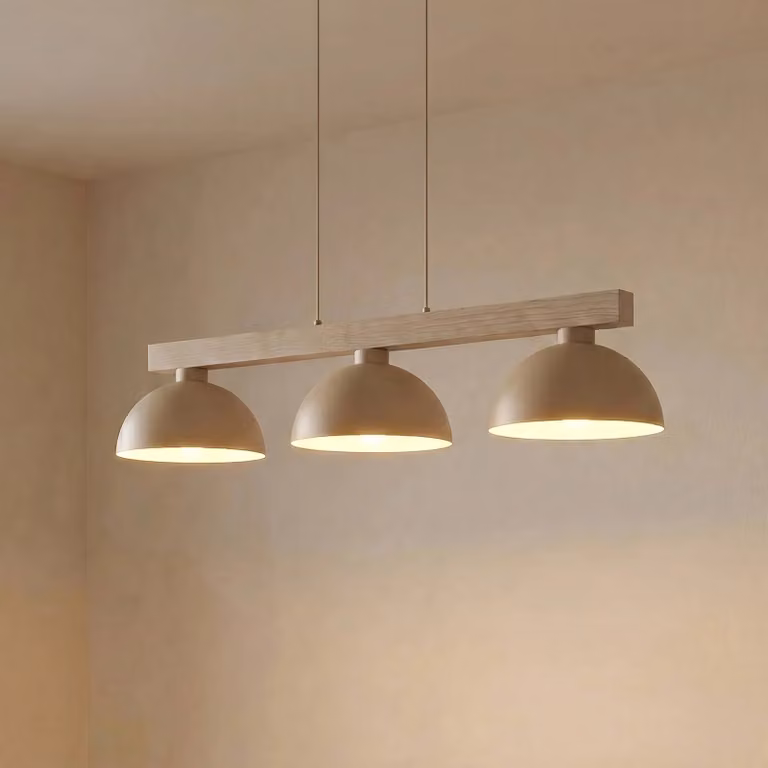 Lampada a sospensione Oslo TK Lighting, dimmerabile, Crema / Ambra, Soggiorno / Sala da pranzo, Metallo, Moderno, Lampada a sospensione
