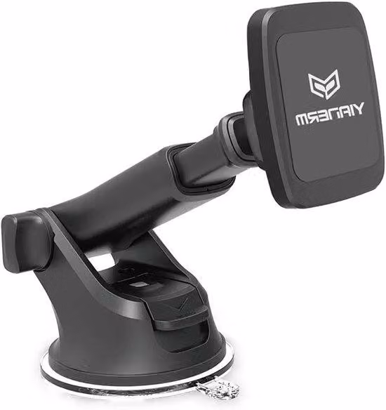 Supporto magnetico per auto con braccio telescopico, forte adesione, compatibile