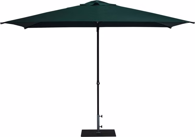 Ombrellone da Giardino 3x2 m Palo Ø38 mm in Alluminio Tessuto Poliestere Trend Verde