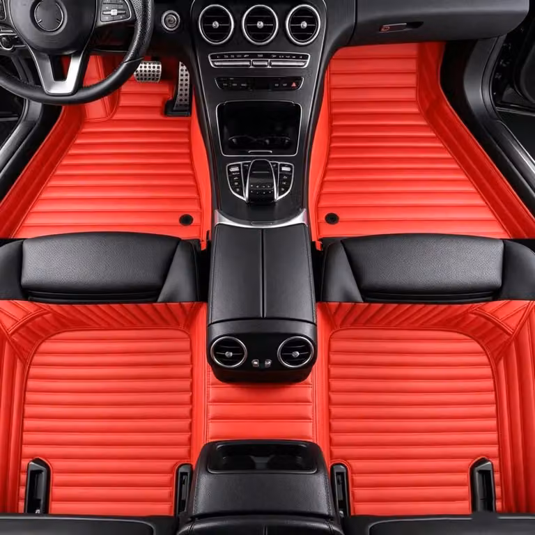 Tappetini per auto, realizzati su misura per Renault Clio E-TECH, protezione per tutto l'anno, disponibili in 6 colori