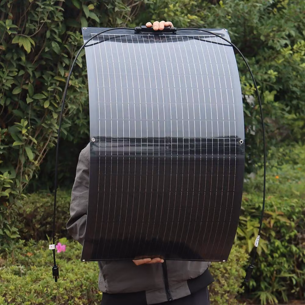 Pannello solare flessibile da 90W, 18V - Silicio monocristallino, ideale per campeggio e attività all'aperto