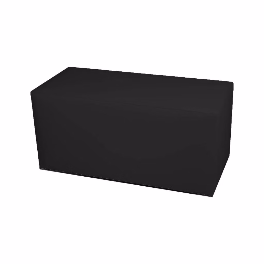 Pouf Bucuresti Talamo Italia, Poltrona sacco e poggiapiedi multiuso, Nero, L: 90 cm, P: 40 cm, H: 42 cm – 2