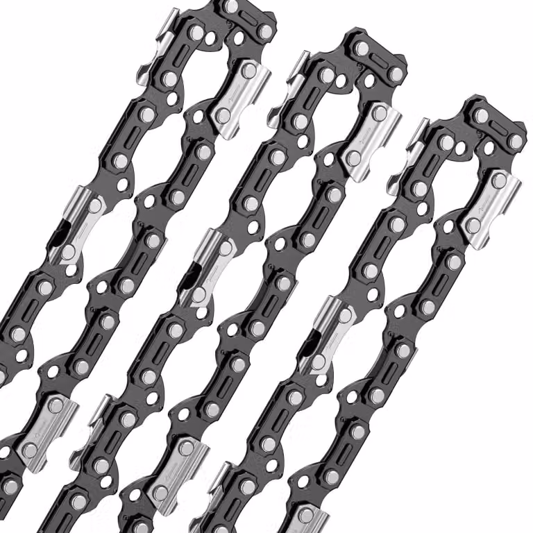 Catena per motosega, passo 3/8 pollici, 66 maglie di trazione, spessore 1,3 mm, lunghezza 18 pollici