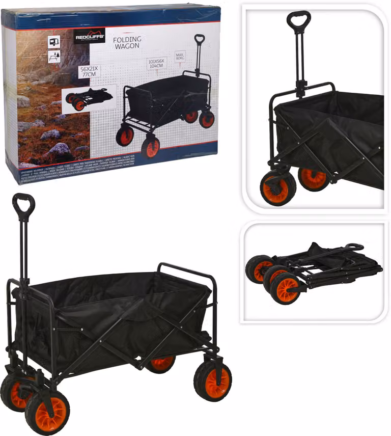 Carrello pieghevole 101x59x104 cm