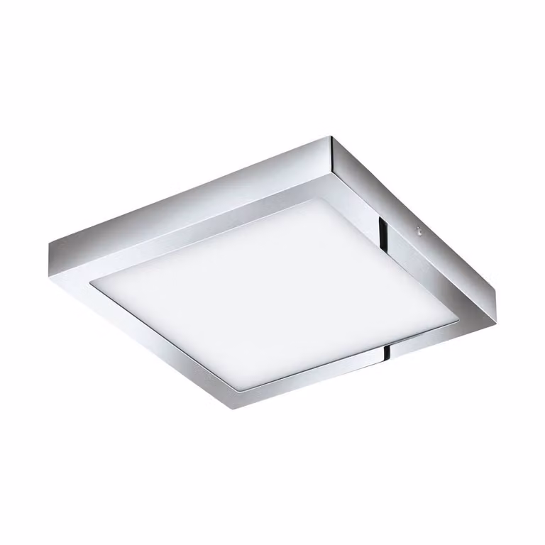 Eglo 33668 Pannello LED da soffitto Crosslink FUEVA-C cromato L:30cm P:30cm A:4cm dimmerabile IP44 2700-6500K con funzione Connect